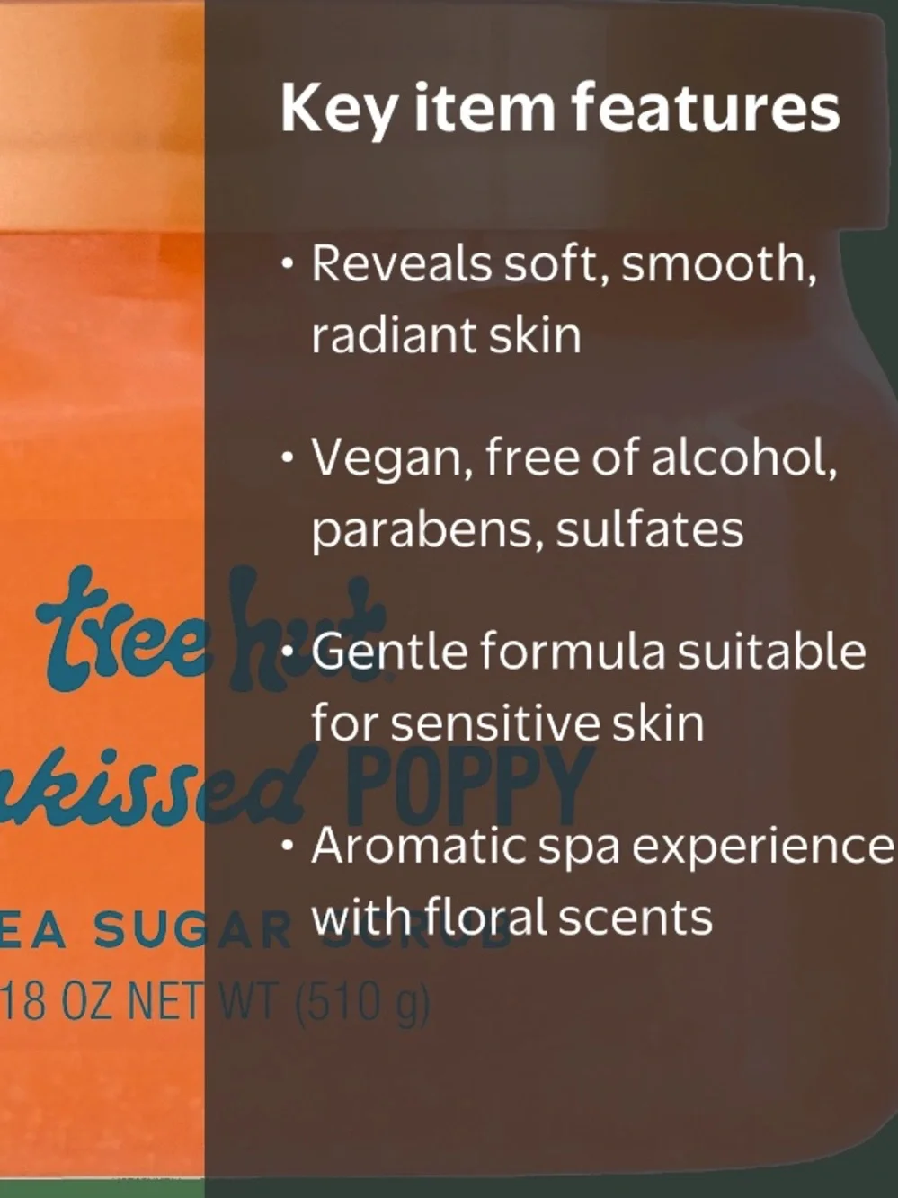 Tree Hut Sunkissed Poppy Shea Sugar Scrub